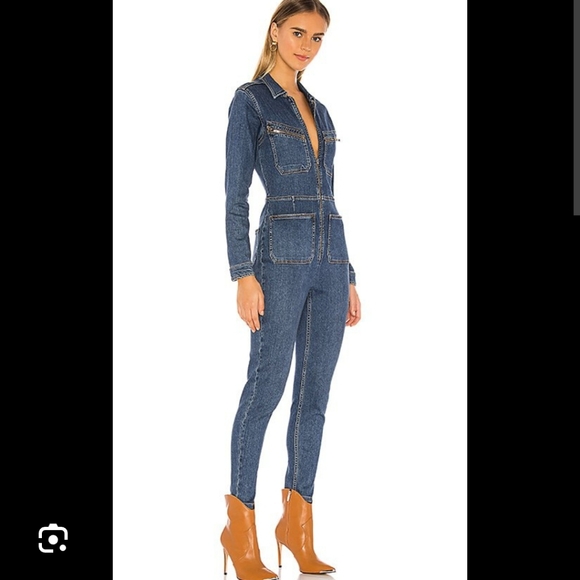Free People Jean Lennox Jumpsuit sz L,All Products : American Fashion Style Bags On Sale